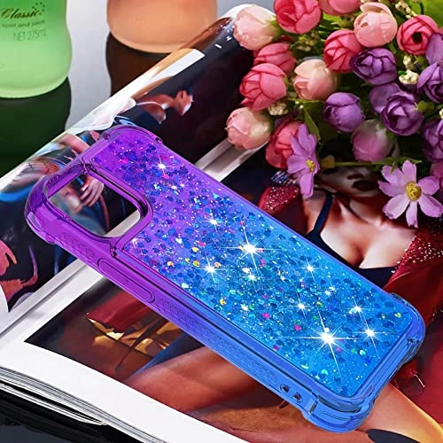 Glitter Moving Quicksand Flowing Cover Silicone Bumper for iPhone 12