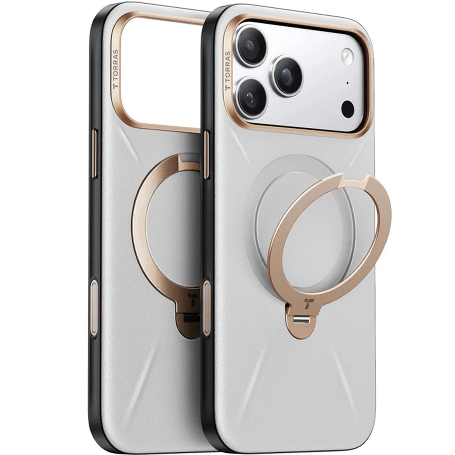 Torras Ostand Spin VegSkin Case with MagSafe for iPhone 17 Pro Max