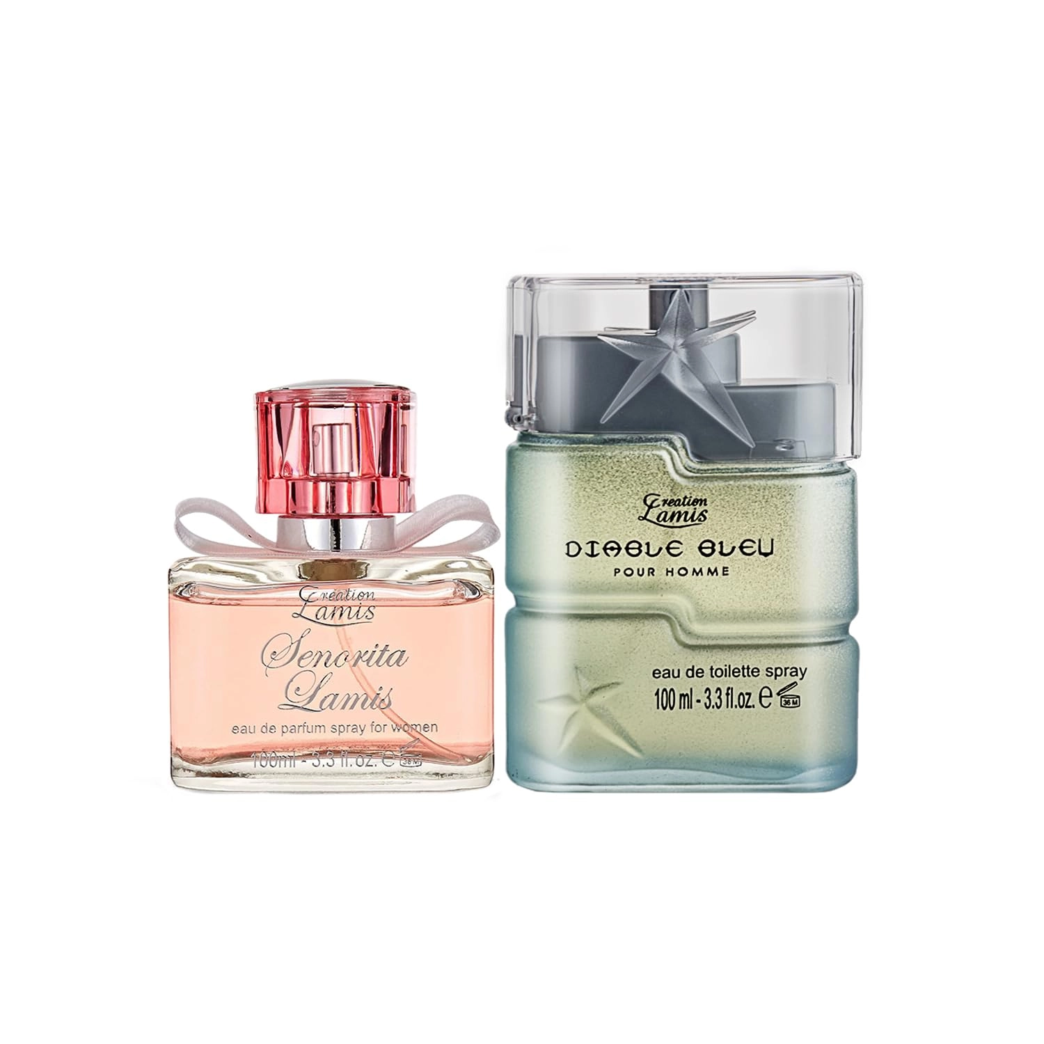 JAYWIR TRADING Diable Bleu - Eau de Toilette 100ml + Senorita Lamis - Eau de Parfum 100ml