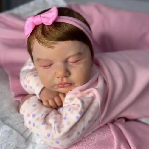 Loulou Reborn Baby Doll - 20 inch Full Body Vinyl Girl Ages 3+