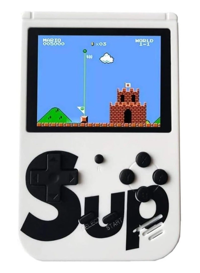 Handheld Game Console - 400 Built-in Games 3-Inch Color Screen Rechargeable Battery