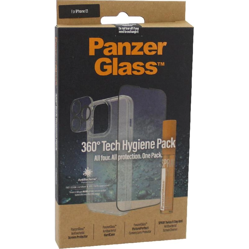 PanzerGlass 360 Tech Hygiene Pack Hard Case for iPhone 13