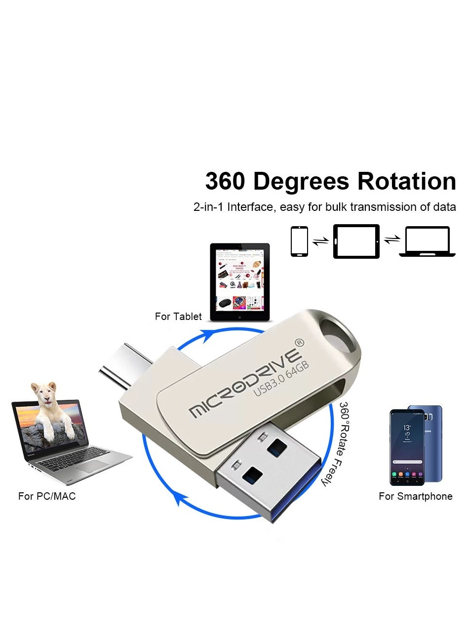 USB Flash Drive - USB 3.0 USB Type C 64GB