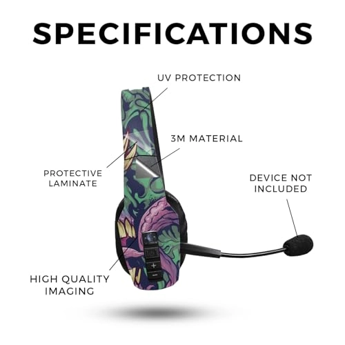 Skin for BlueParrott B450-XT - Vinyl Matte Finish Eyes And Teeth