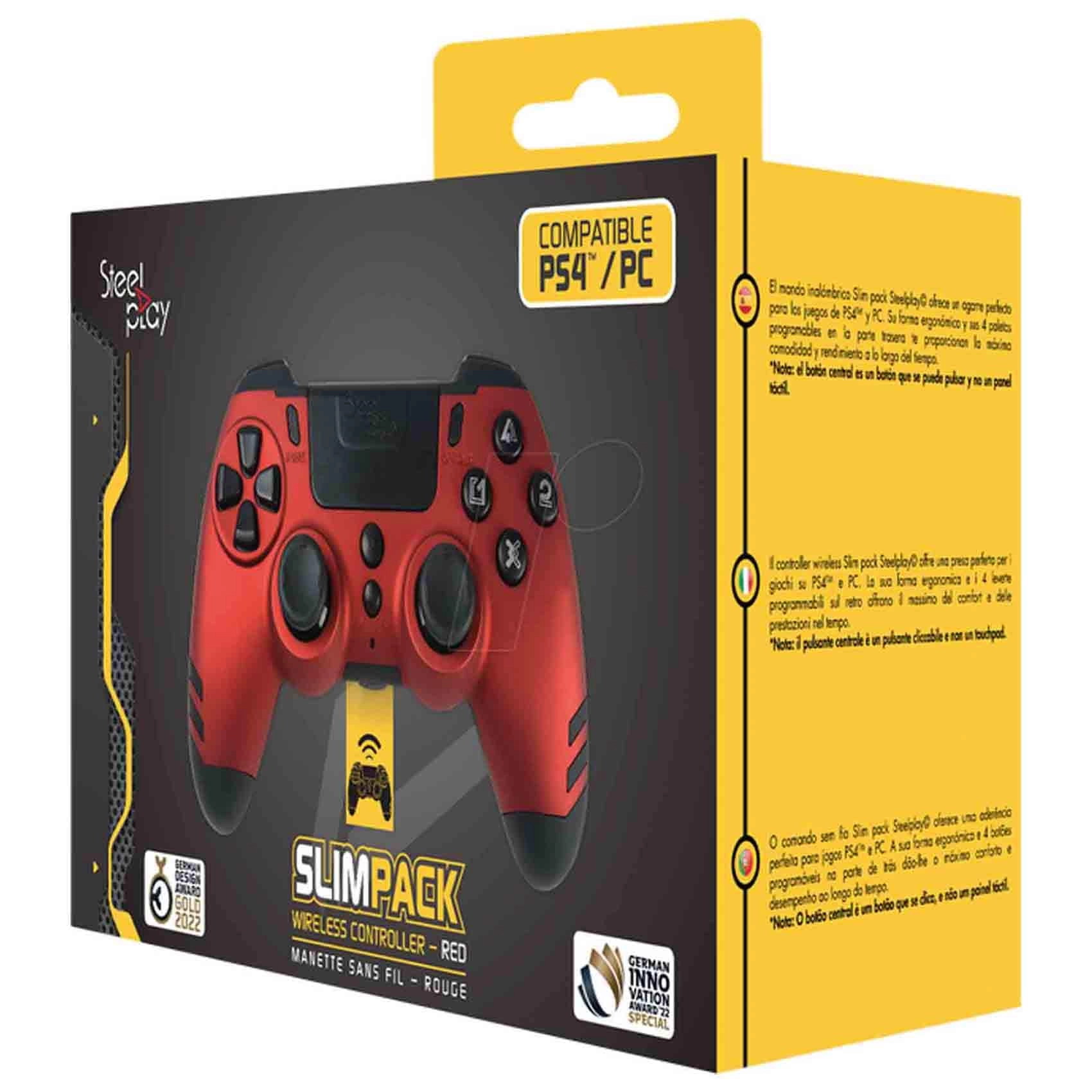 Slimpack Wireless Controller (PS4/PC) Blue