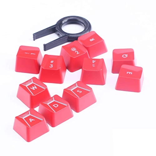 Performance Gaming keycaps - Red 11 keys Romer-G compatible