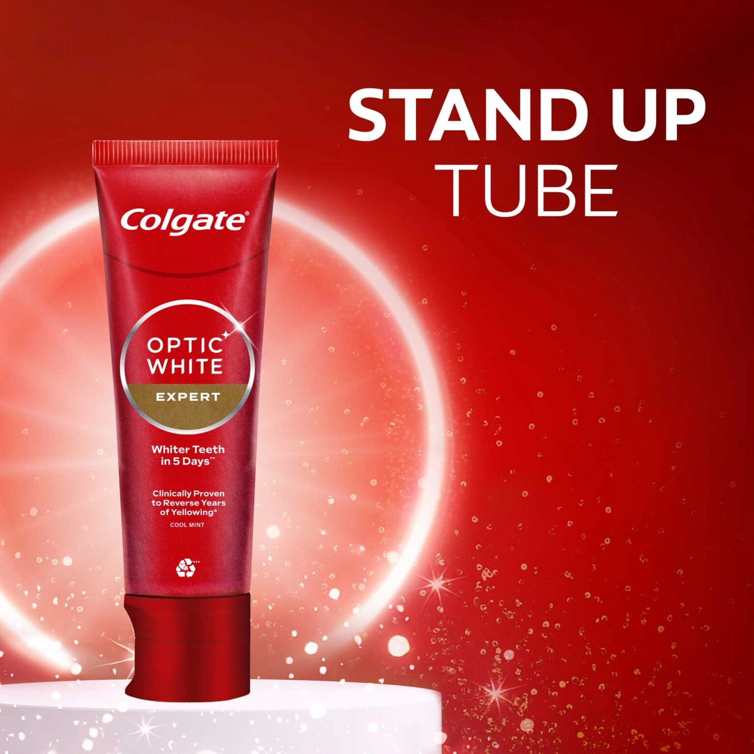 Optic White Expert Mint Toothpaste 75ml