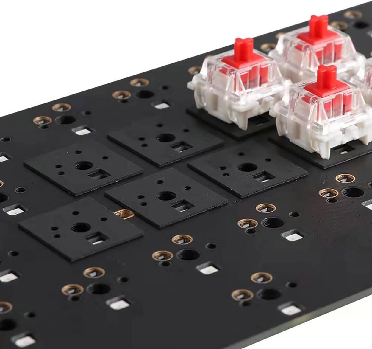 PORON Keyboard Switch Pads - 120PCS Black