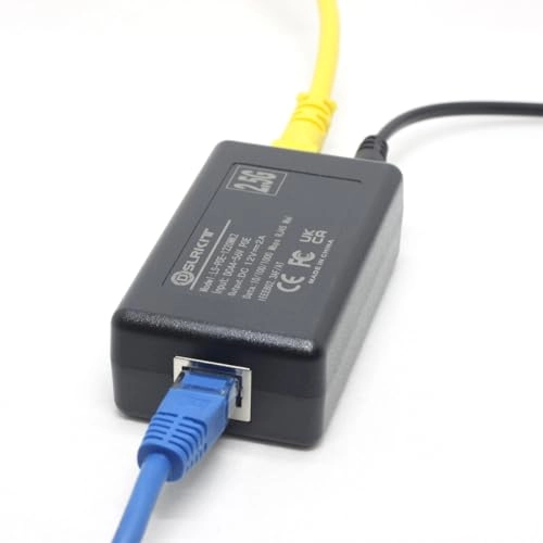Active PoE Splitter - 48V-52V 24Watt IEEE 802.3af IEEE 802.3at 10/100/1000Mbps