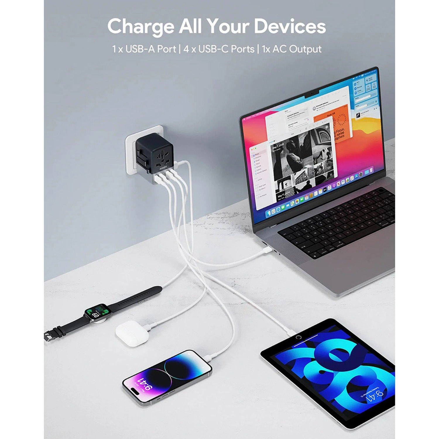 Universal Travel Adapter - 65W