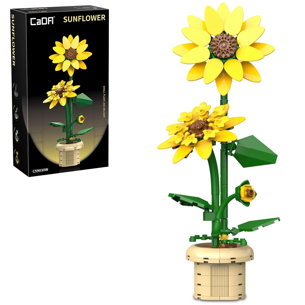 Shenzhenshi Saounidi Dianzikeji Youxiangongsi Flower Building Set - Sunflower 237 pcs