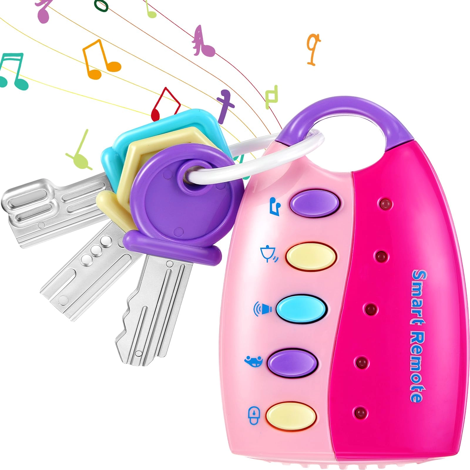 Skylety Smart Remote Car Key Musical Toy - Adult