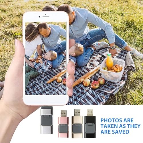 USB 3.0 Flash Drive - USB/Lightning/Type C 64GB