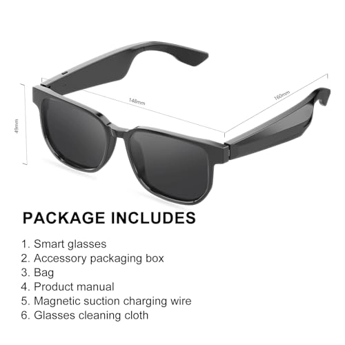 AI Smart Glasses - Bluetooth 5.4 150+ Languages