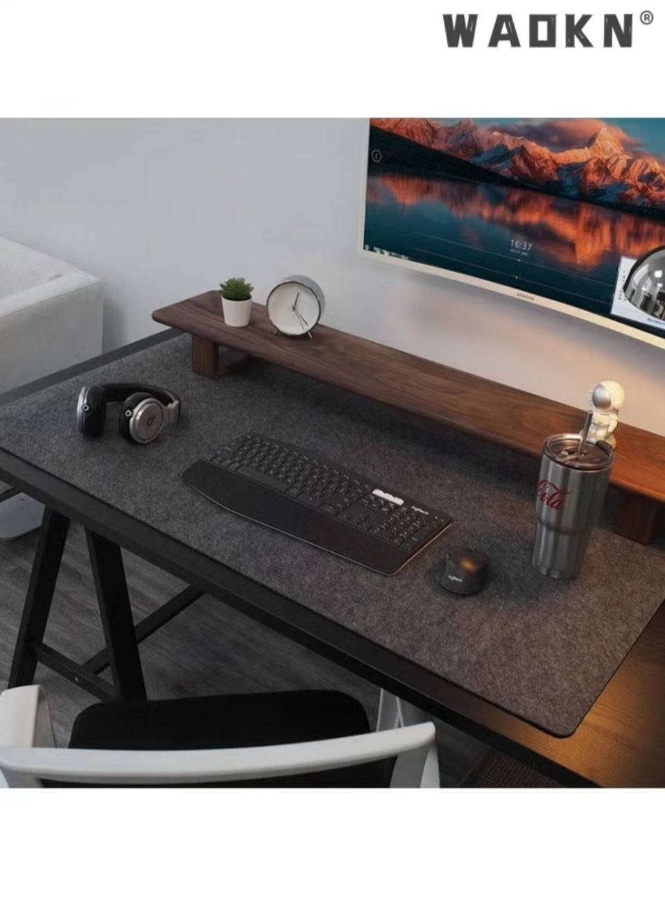 L Leather Gaming Mouse Pad