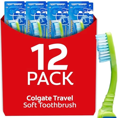 Travel Toothbrush - Soft 12-Piece Pack