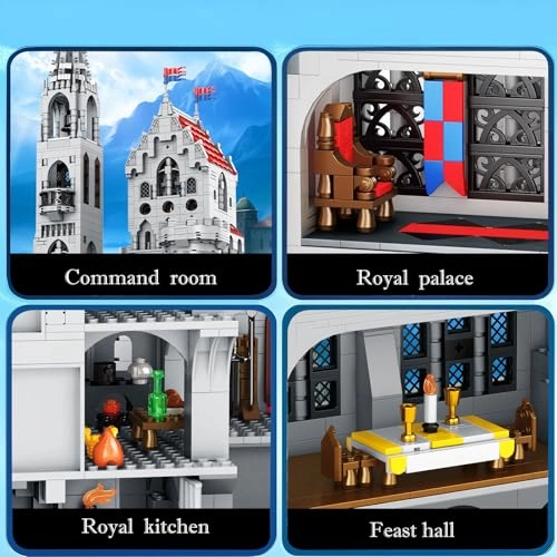 King’s Castle (55016) - Medieval Foldable Three-Tier