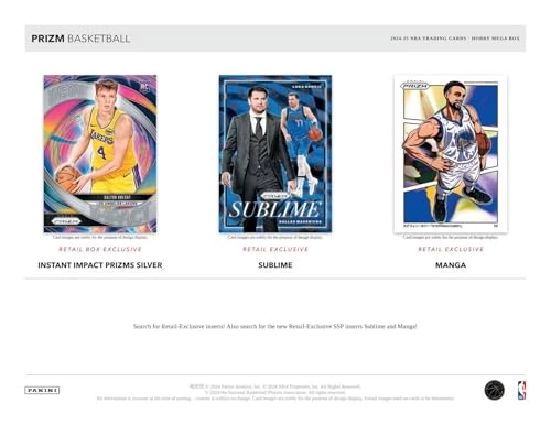 Prizm Basketball Hobby Mega Box - Green Ice 6 Packs 10 Cards per Pack