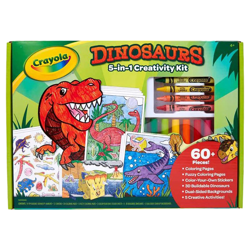 Crayola Dinosaur 5-in-1 Art Kit - 4+ years