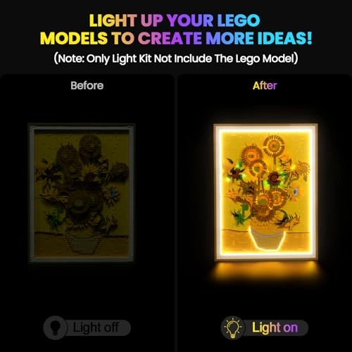 Led Light Kit - Compatible with Lego Sunflowers 31215