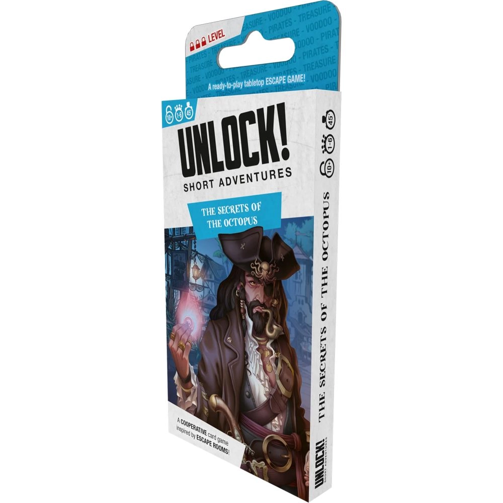 Space Cowboys Unlock!: Short Adventures 6 The Secrets of The Octopus - Card Game