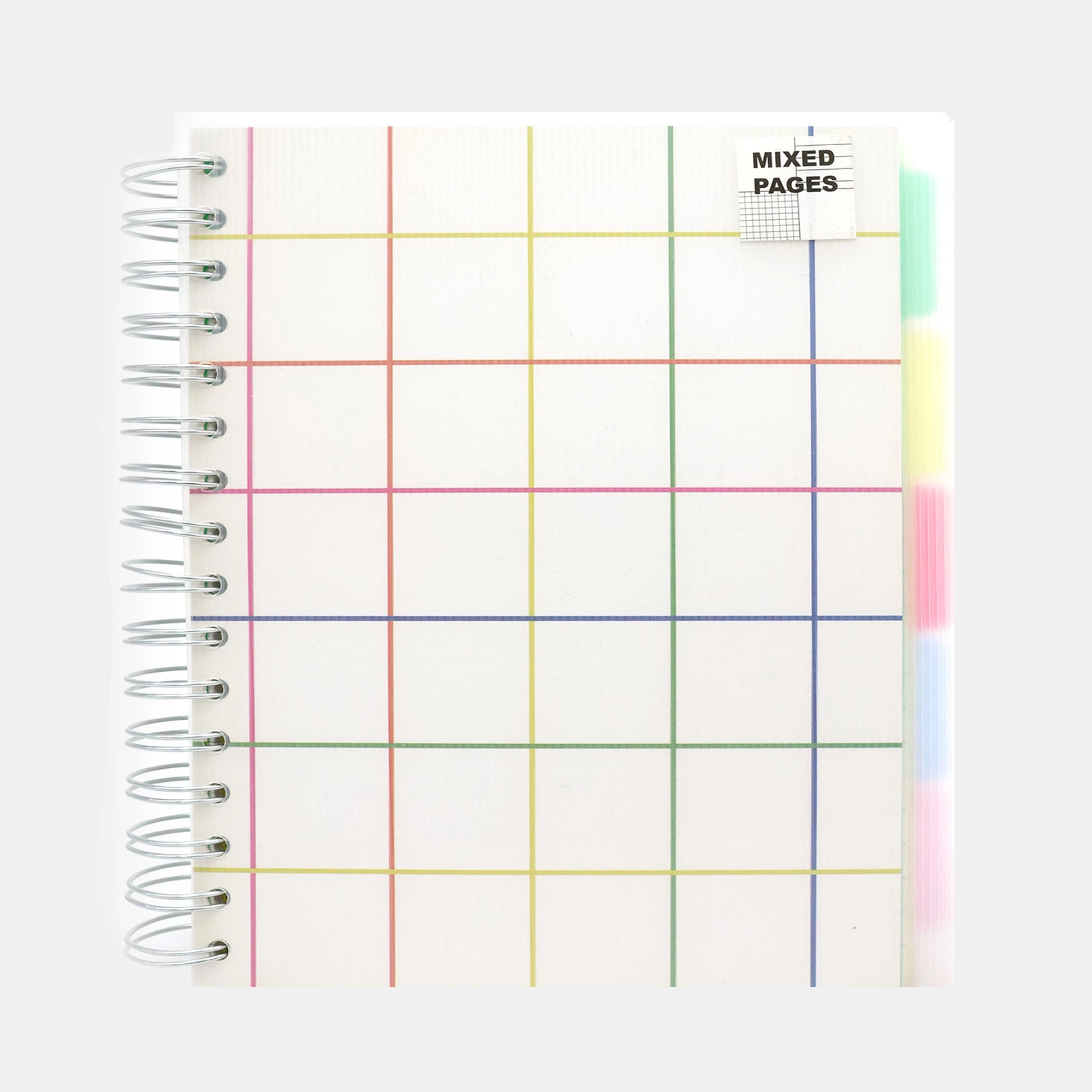 Vibe 5-Subject Notebook A5 Spiral - Grid 150 Sheets