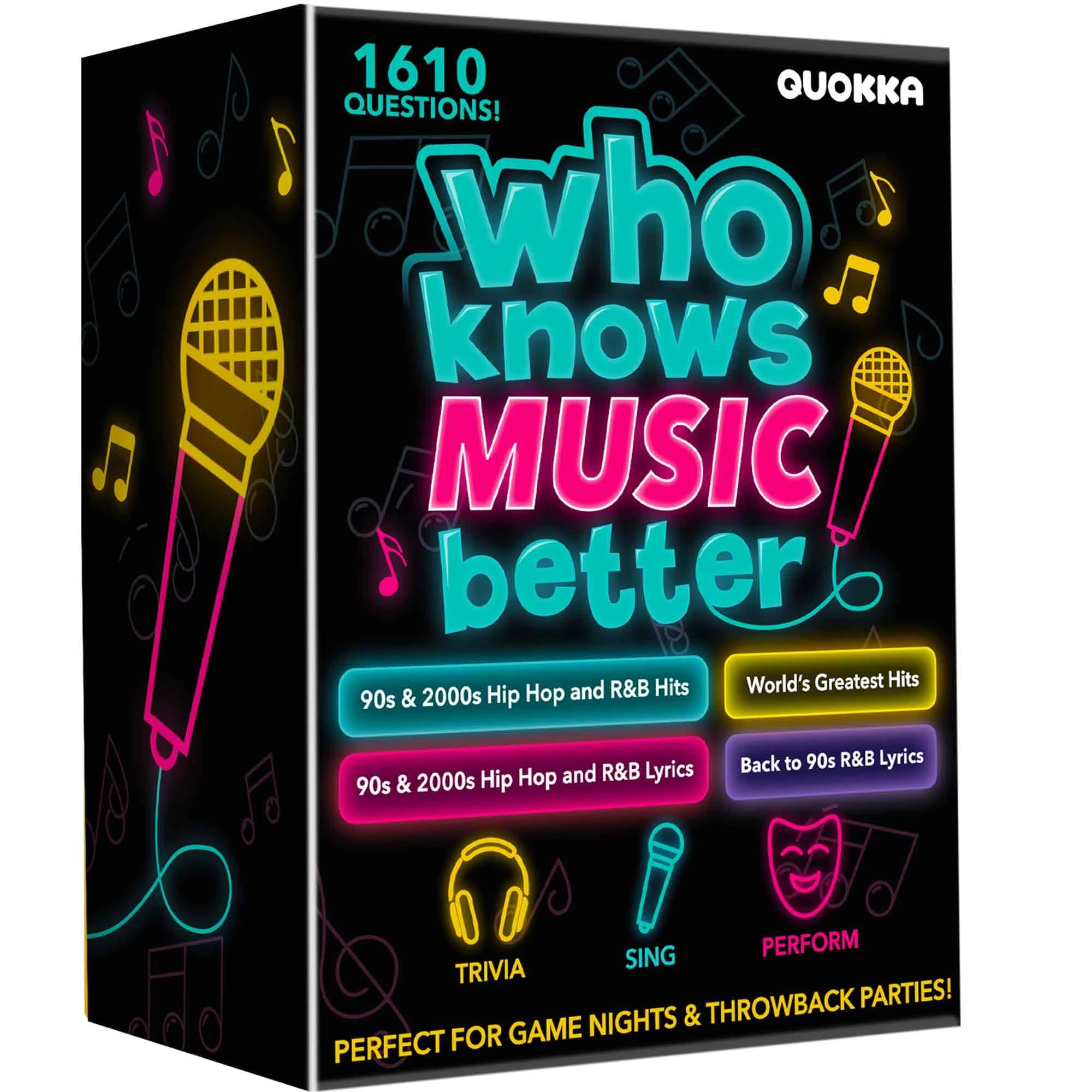 quokka Who Knows Music Better? - 4 Pack 1610 Questions