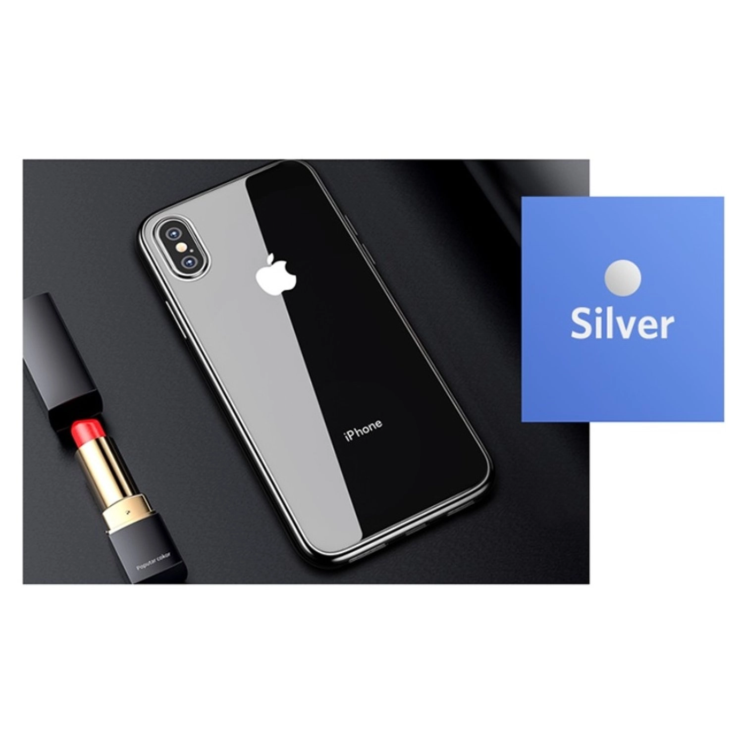 Electroplating TPU Case Back Case for iPhone Xs