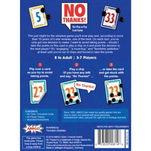 2543 Card Games - English 3 years and up 33 Cards