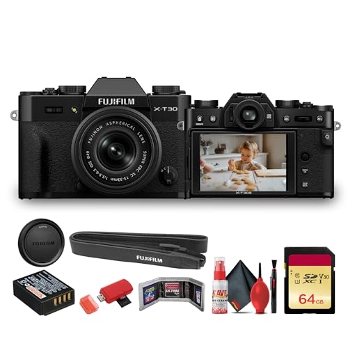 X-T30 III + 64GB Memory Card + Memory Card Wallet + Cleaning Kit