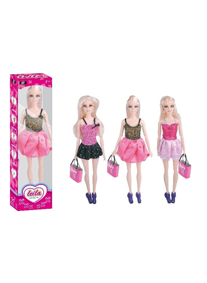 Leila Fashion Doll - Assorted 1pc Multicolor Ages 3+