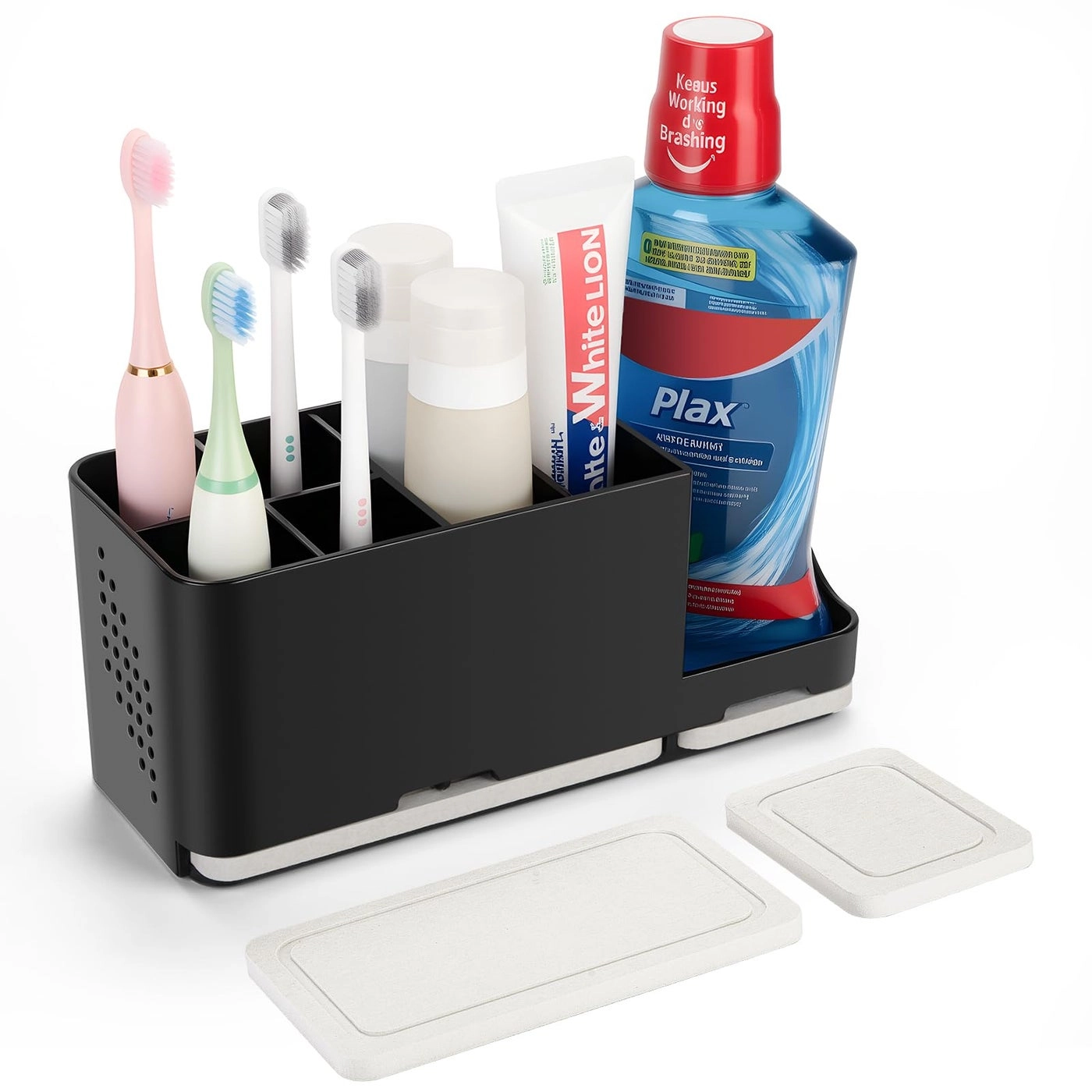 YONGAIJIA Toothbrush Holder - Bathroom 8 Slots