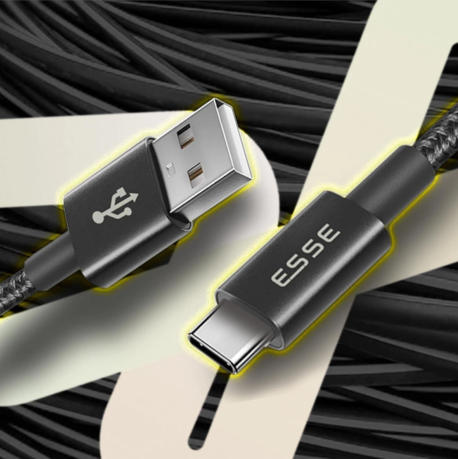 ESSE USB To Type C Fast Charging Cable USB to USB-C 1m
