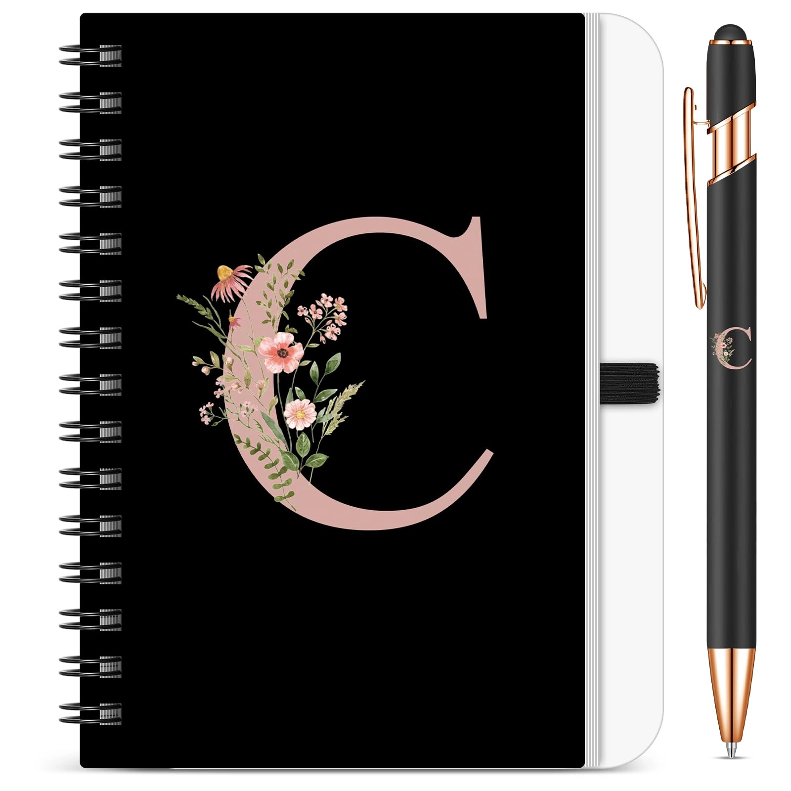 B6 Spiral Notebook - 1.0 Count + Bamboo Ballpoint Pen