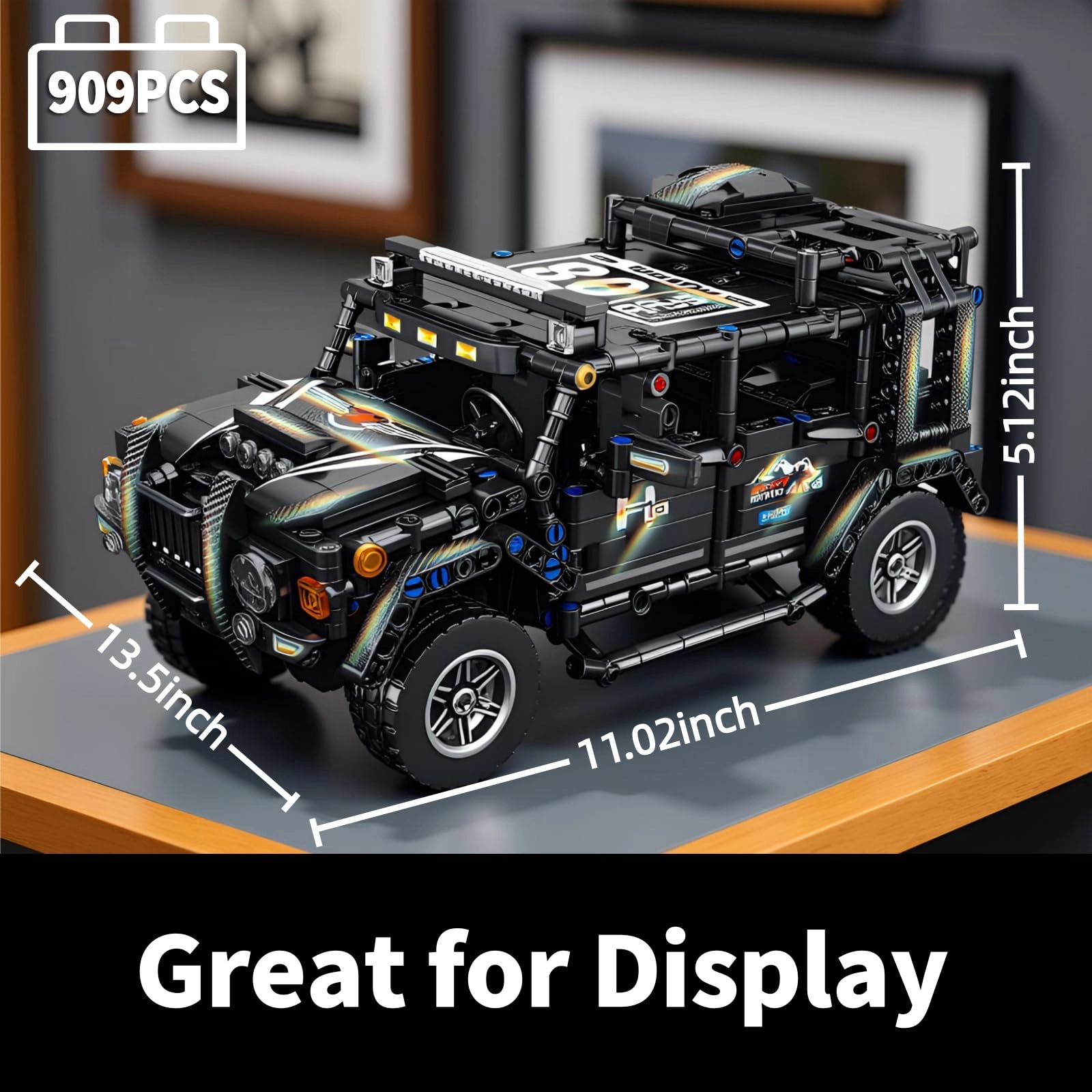 Pull-back Technic Car Building Set - 909 pcs