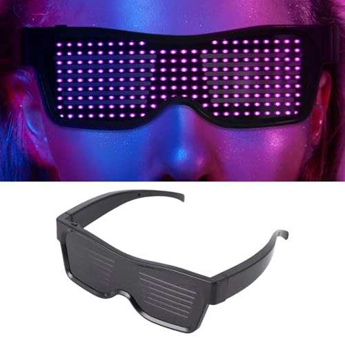 LED Light Up Glasses - 1 Birthday Mardi Gras New Year's Eve