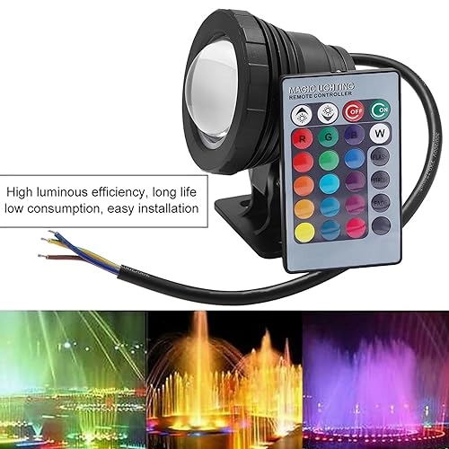 RGB LED Waterproof Underwater Light - 60°