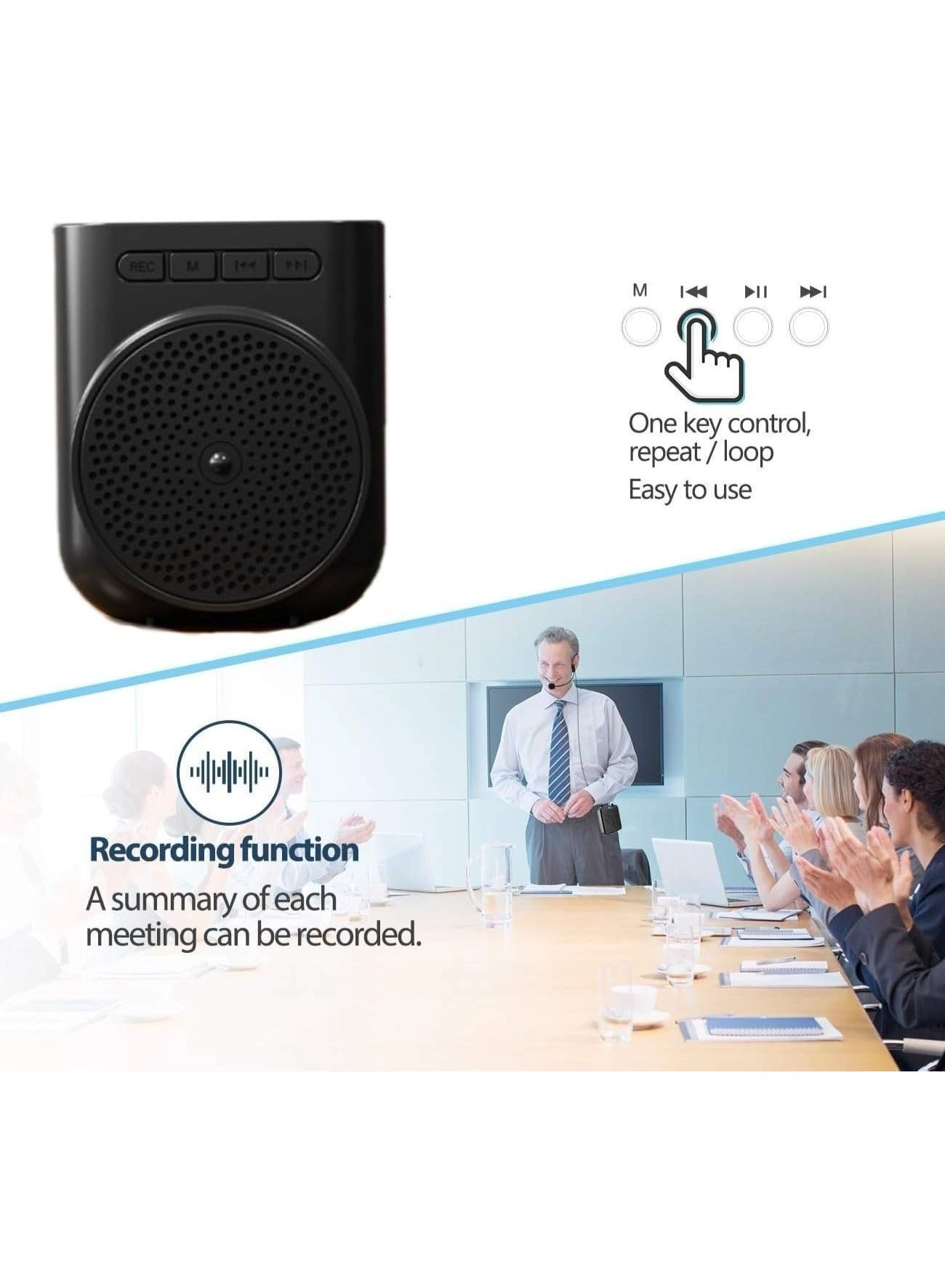 Mini Voice Amplifier - Wired Bluetooth