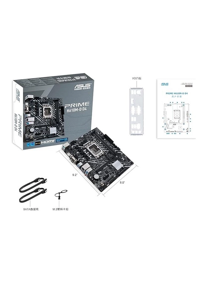 ASUS Prime H610M-D - LGA 1700 DDR4