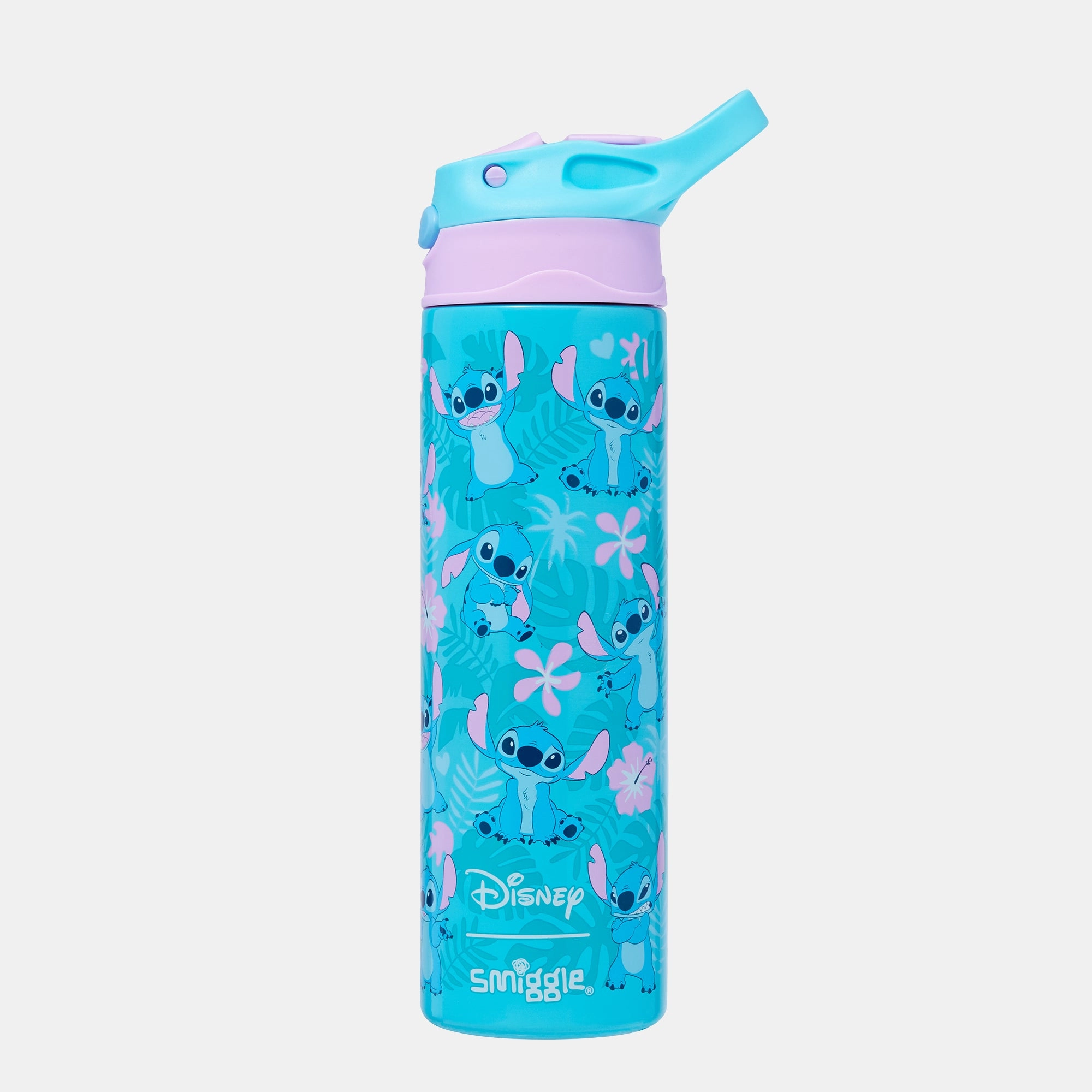 Smiggle Lilo & Stitch Stitch Insulated Bottle - Flip Straw 520 ml