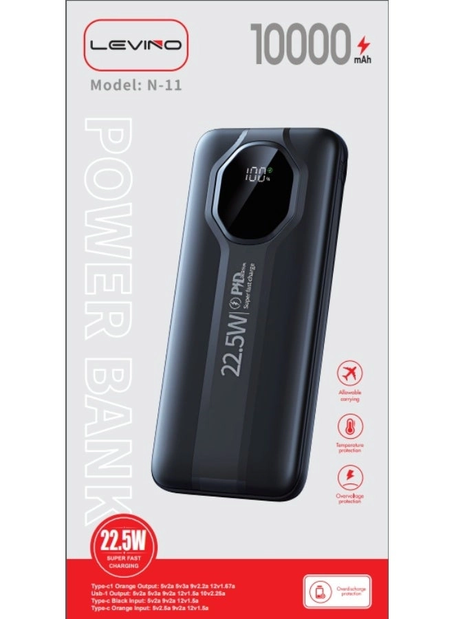 LEVINO N-11 - 10000mAh 22.5W Fast charging