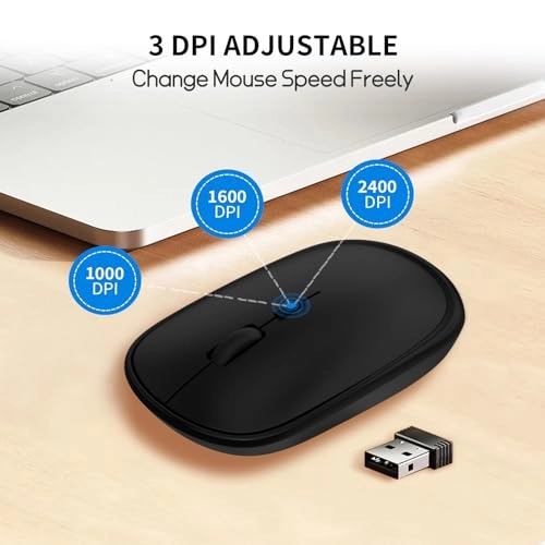 Ergonomic Optical Mouse - USB Wireless