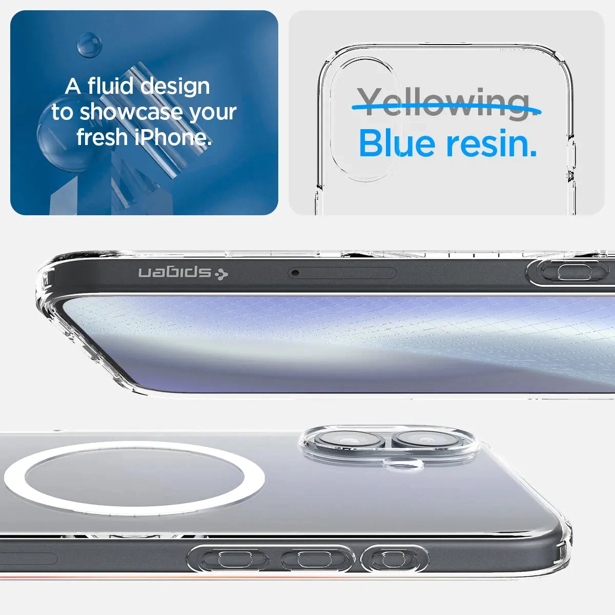 Liquid Crystal MagFit Clear Case with MagSafe for iPhone 16 Pro Max