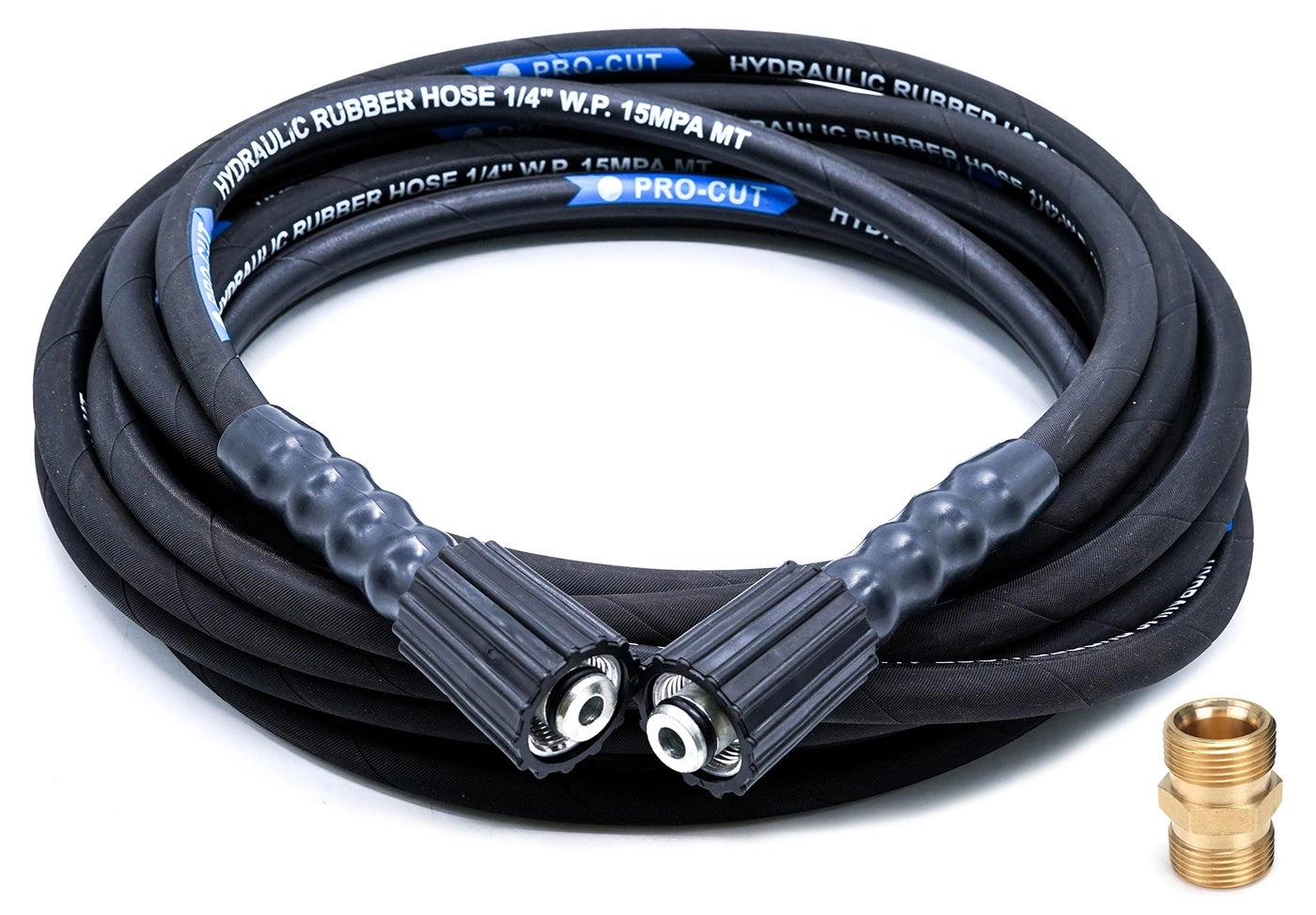 JPT Pressure Washer Hose - 8 Meter 2150 PSI M22 Adaptor