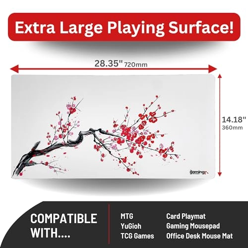 Cherry Blossom TCG Play Mat - 28" x 14" Cherry Blossom