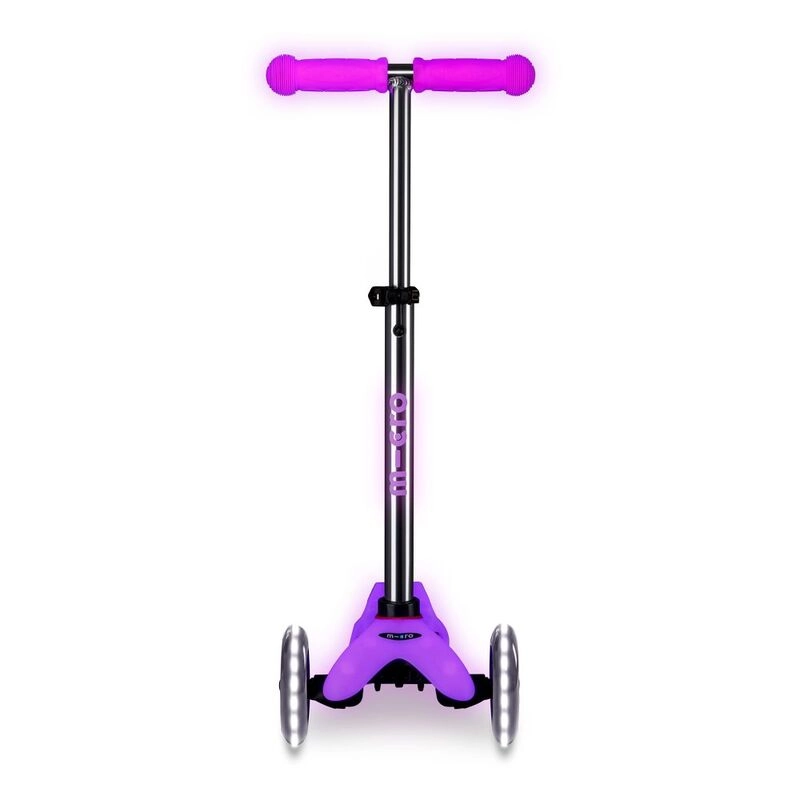 Mini Deluxe 3-Wheel Kick Scooter – 120/85 mm LED