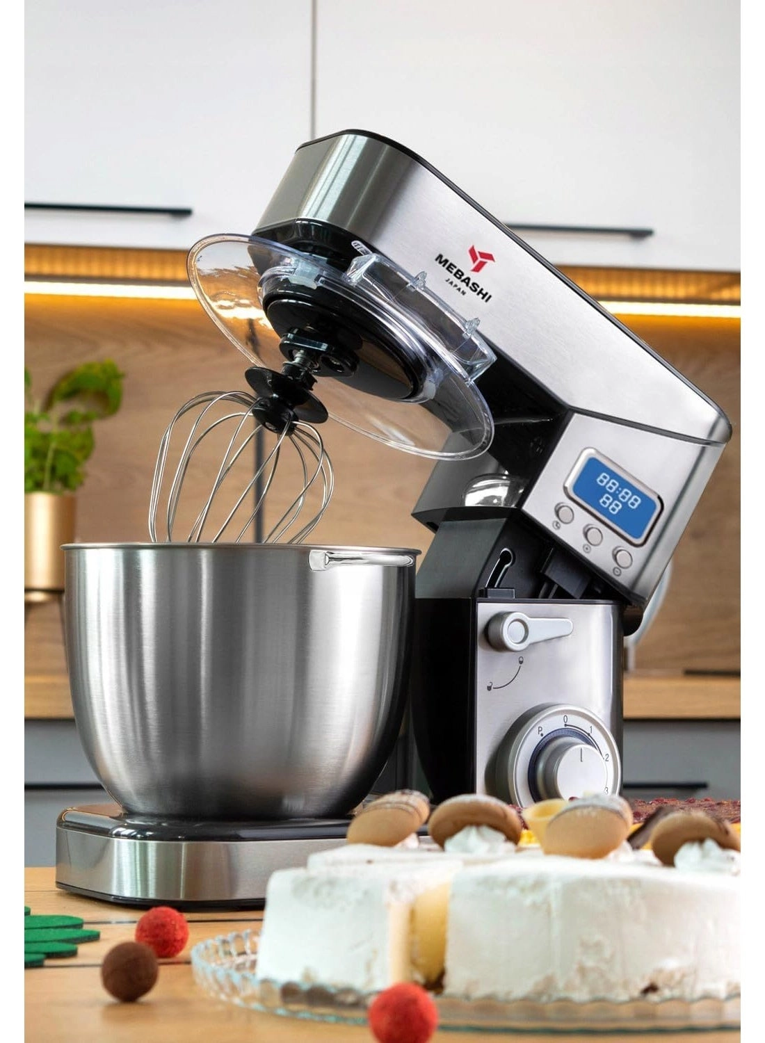 3-in-1 Stand Bowl Mixer - 10L 2000W