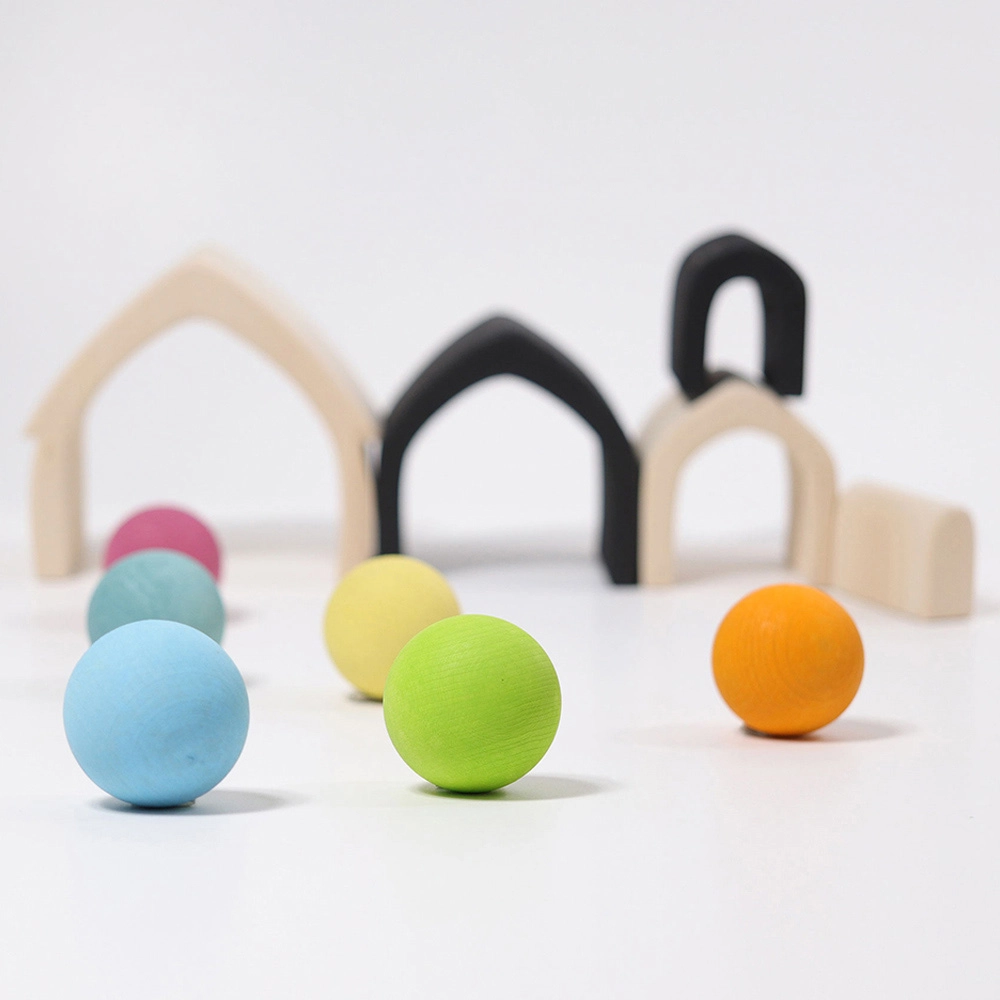 Stacking House - Suitable for 1 year and above 5 pieces