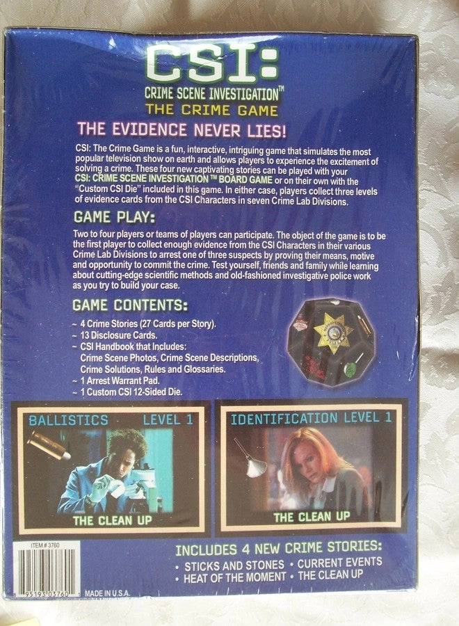 Crime Scene Investigation: The Crime Game