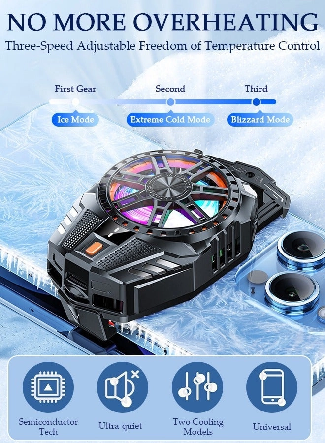 Phone Cooler - Fit All Types of iPhone Android Smartphones